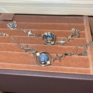 pietersite stone bracelet with silver plated, the stone of Art